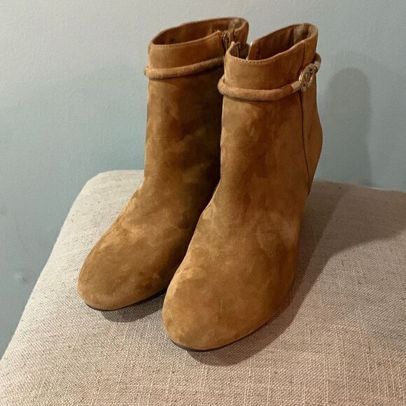 ‎Bella vita brown heeled boots bootie suede - Picture 2 of 9